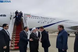 حسن روحانی وارد سوچی شد/عکس