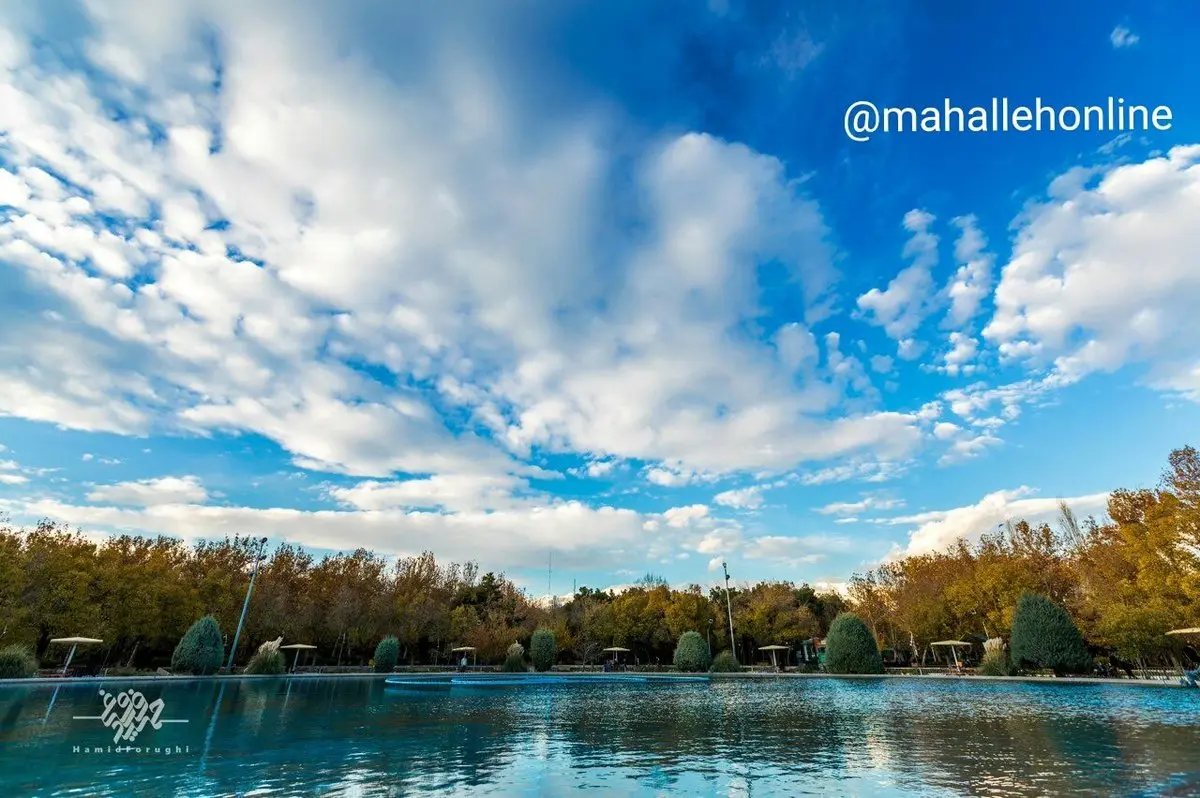 آسمانِ زيباىِ تهران به وقت ششم آذر ماه / عکس