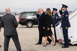 ترامپ و خانواده برای مراسم تحلیف به واشنگتن رفتند +عکس