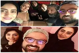 بازيگران سريال نمايش خانگى "گلشيفته" در يك قاب/عکس