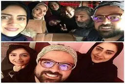 بازيگران سريال نمايش خانگى "گلشيفته" در يك قاب/عکس