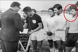 علی پروین در ایام جوانی/ عکس