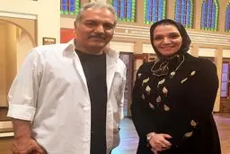 خانم بازیگر میهمان ویژه امشب مهران مدیری/ عکس