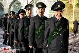 پیرمردی که ۷۲ سال بی‌وقفه نقاره‌زن حرم امام رضا(ع) بود /تصاویر