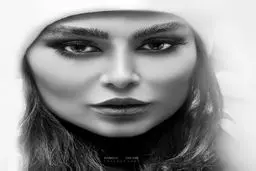عکس سیاه و سفید سحر قریشی + عکس