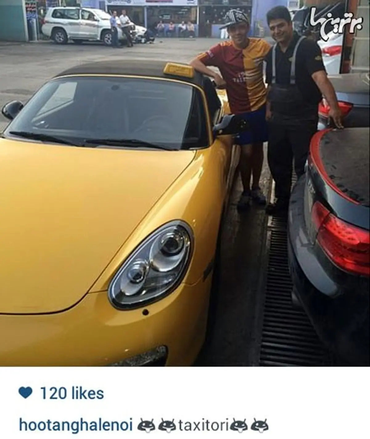 پسر امیر قلعه نویی راننده تاکسی شد!/عکس