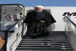 ورود روحانی به شهر شاهرود / تصاویر