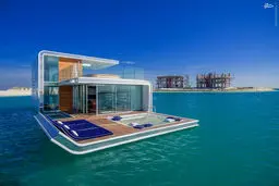 عکس/ ویلاهای شناور در آب دوبی