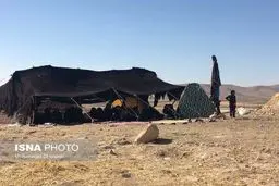 عزاداری اهالی سرپل ذهاب برای درگذشتگان زلزله/عکس