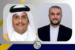 گفت‌وگوی تلفنی امیرعبداللهیان و نخست وزیر و وزیر امور خارجه قطر