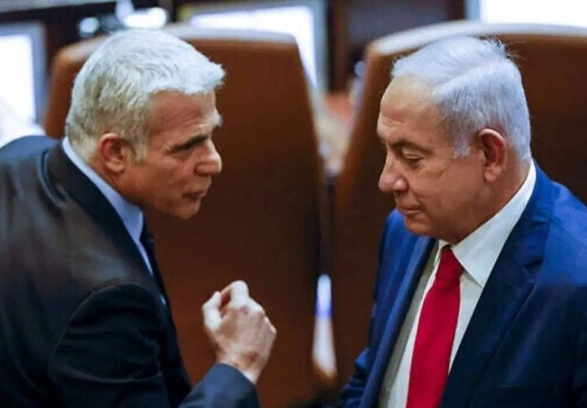 دعوای تند نتانیاهو و لاپید بر سر ایران 