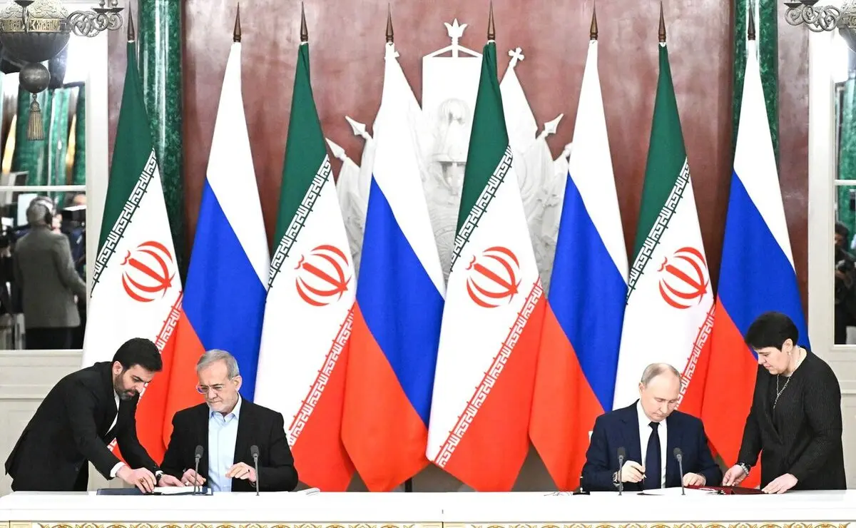 پوتین معاهده جامع راهبردی با ایران را امضا کرد