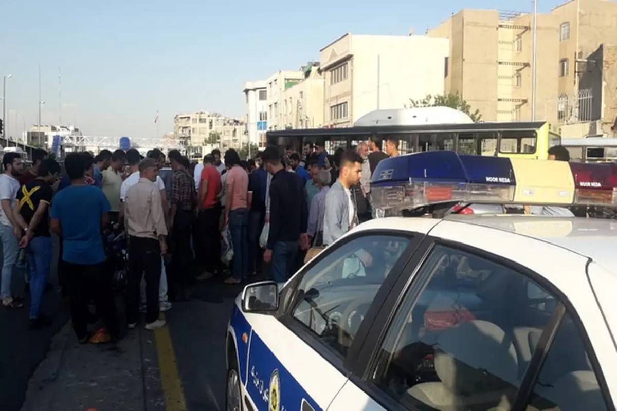 تصادف جنجالی در ونک؛ پسر نماینده مجلس زد و فرار کرد! + فیلم