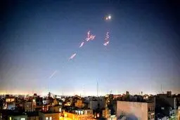 شلیک شدید پدافند در تهران + فیلم