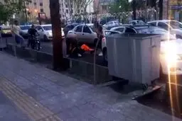 ضرب و شتم یک پاکبان در سمنان/ ضارب دستگیر شد + ویدئو دردناک