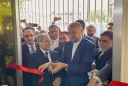 افتتاح ساختمان جدید بخش کنسولی ایران در دمشق