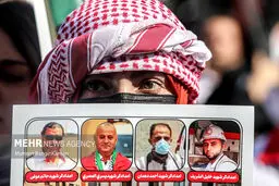 تصاویر امدادگران و کادر درمان داوطلب در میدان فلسطین