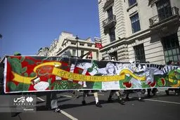 تصاویر تظاهرات ضدصهیونیستی در لندن