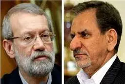 اعتدال و توسعه جانب لاریجانی را می‌گیرد یا جهانگیری؟