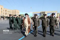 تصاویر حضور فرمانده کل قوا در دانشگاه‌ افسری