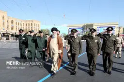تصاویر حضور فرمانده کل قوا در دانشگاه‌ افسری