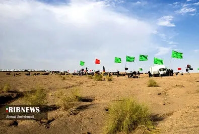 عزاداری سنتی در بیابان