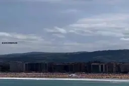 ببینید | نمایش وحشتناک خلبان جنگنده اف۱۸ در اسپانیا