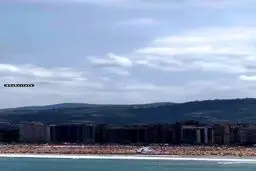 ببینید | نمایش وحشتناک خلبان جنگنده اف۱۸ در اسپانیا