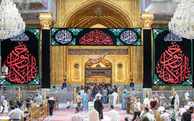 تصاویر کتیبه‌های شهادت جوادالائمه در کربلای معلی