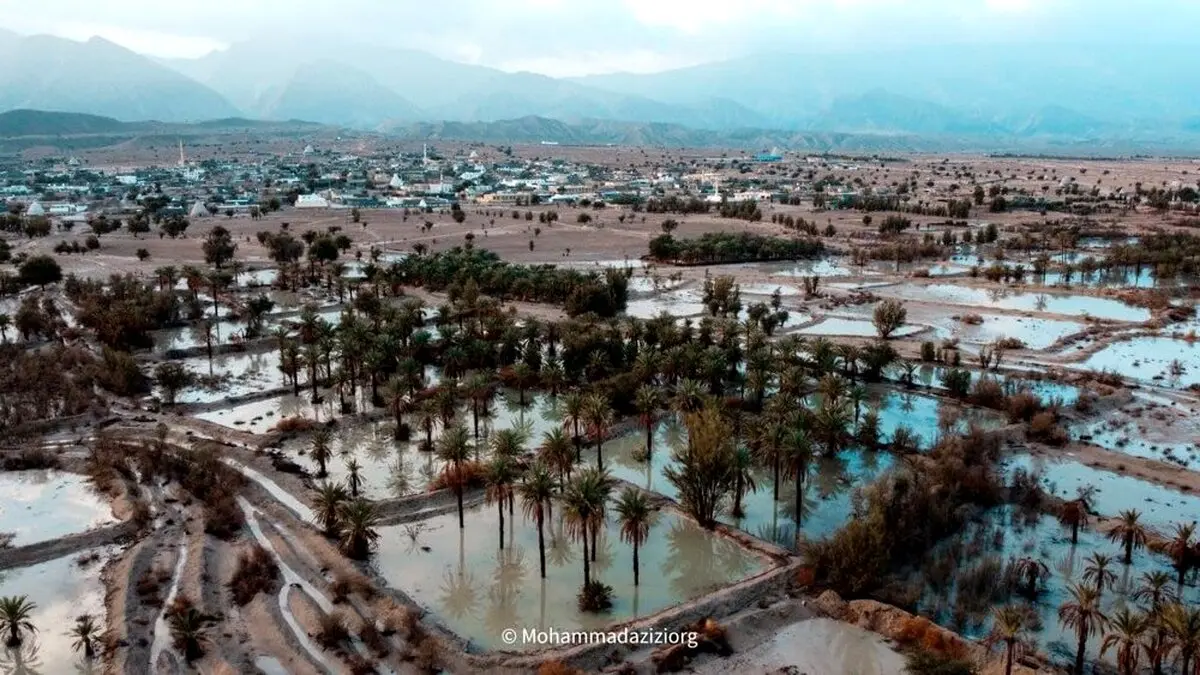 اولین تصاویر از سیل خروشان در سیستان و بلوچستان
