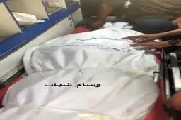  مراسم تشییع پیکر خبرنگار انس الشریف