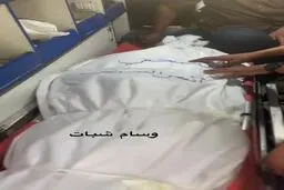  مراسم تشییع پیکر خبرنگار انس الشریف