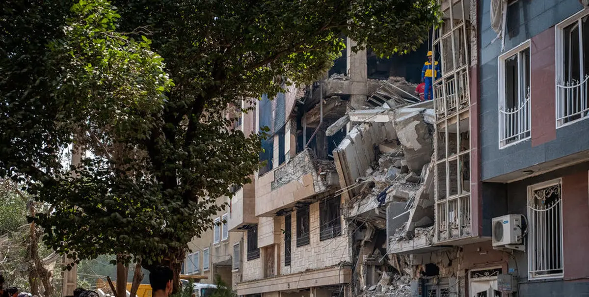 فیلم دیده نشده دوربین پلیس از اصابت موشک به تجریش