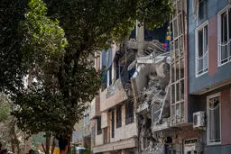 فیلم دیده نشده دوربین پلیس از اصابت موشک به تجریش