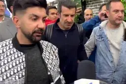 لوئیس فیگو را تحت الحفظ بردند!