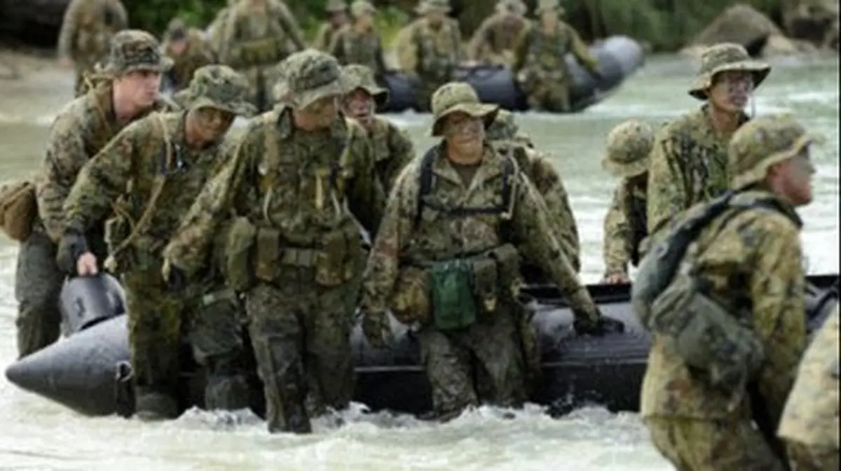 آغاز مانور بزرگ ژاپن با فرانسه و آمریکا