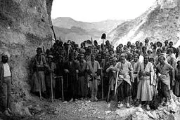 عکس دیده نشده از لحظه آغاز ساخت تونل کندوان