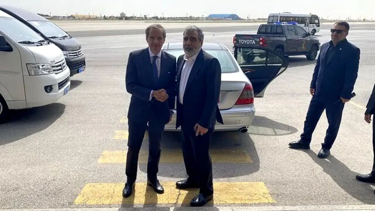 گروسی تهران را به مقصد وین ترک کرد