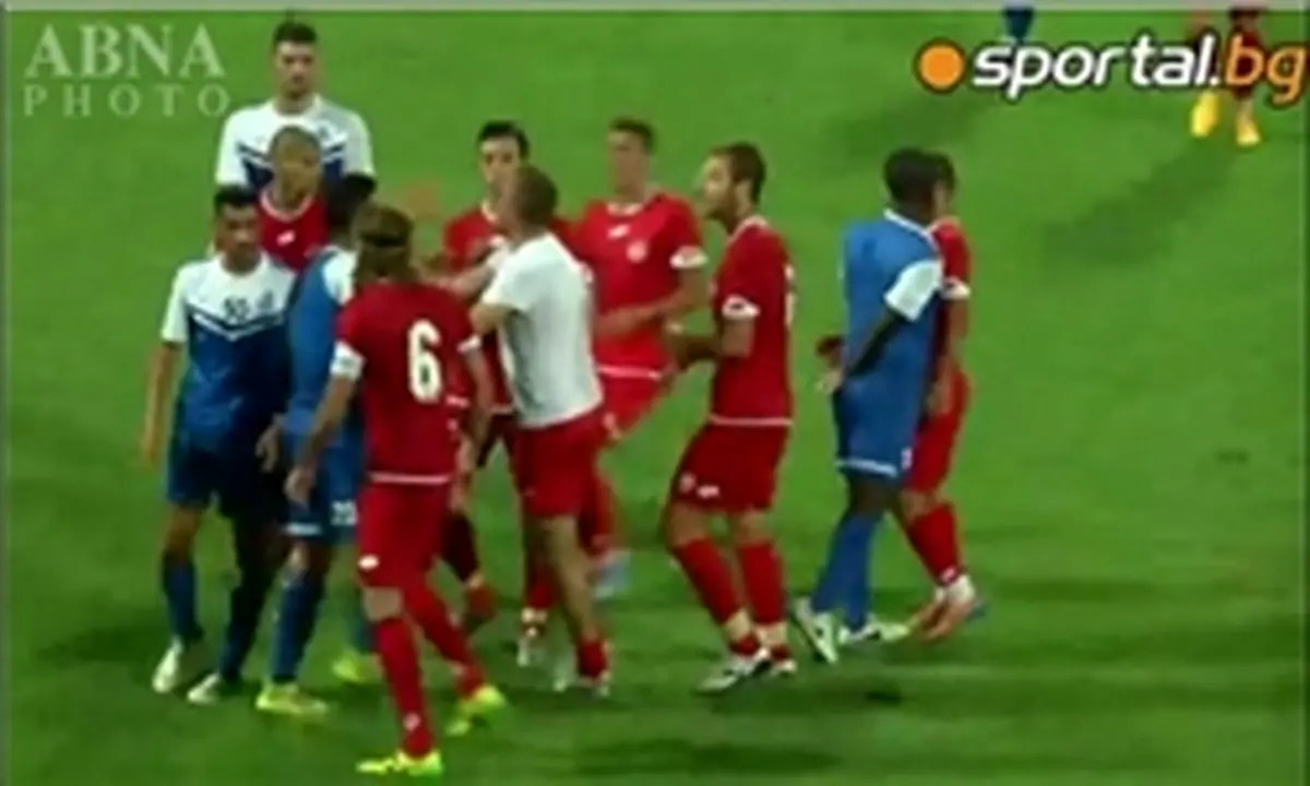 برخورد با بازیکنان اسراییلی در بلغارستان

