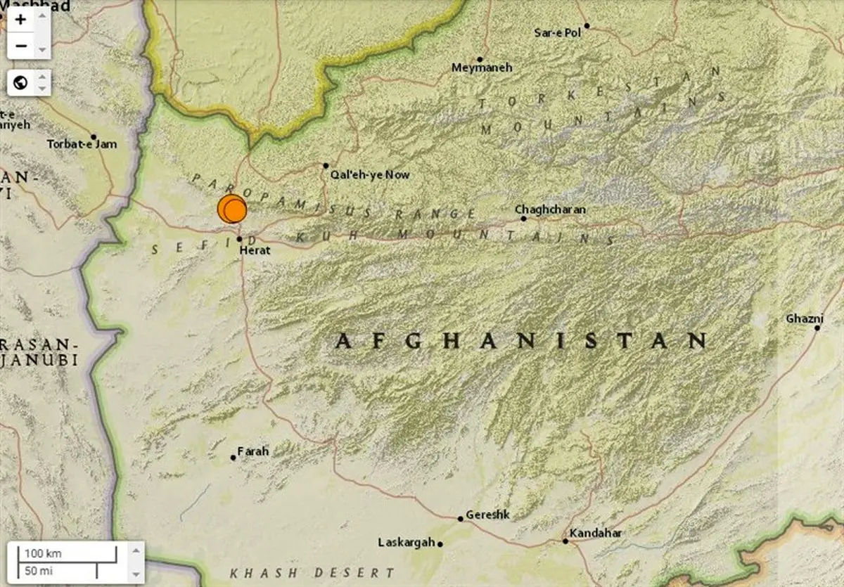 زلزله ۶.۳ ریشتری بار دیگر غرب افغانستان را لرزاند