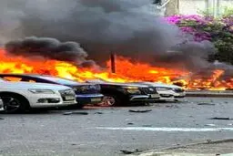 شهر اشغالی اشدود زیر آتش موشک‌های مقاومت + فیلم