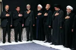 نوای الله و اکبر ، خامنه ای رهبر در حسینیه امام خمینی (ره)