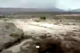 ببینید سیل شدید در کرمان با ۱۶ کشته
