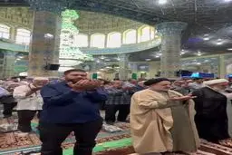  برپایی نماز عید قربان در مسجد جمکران