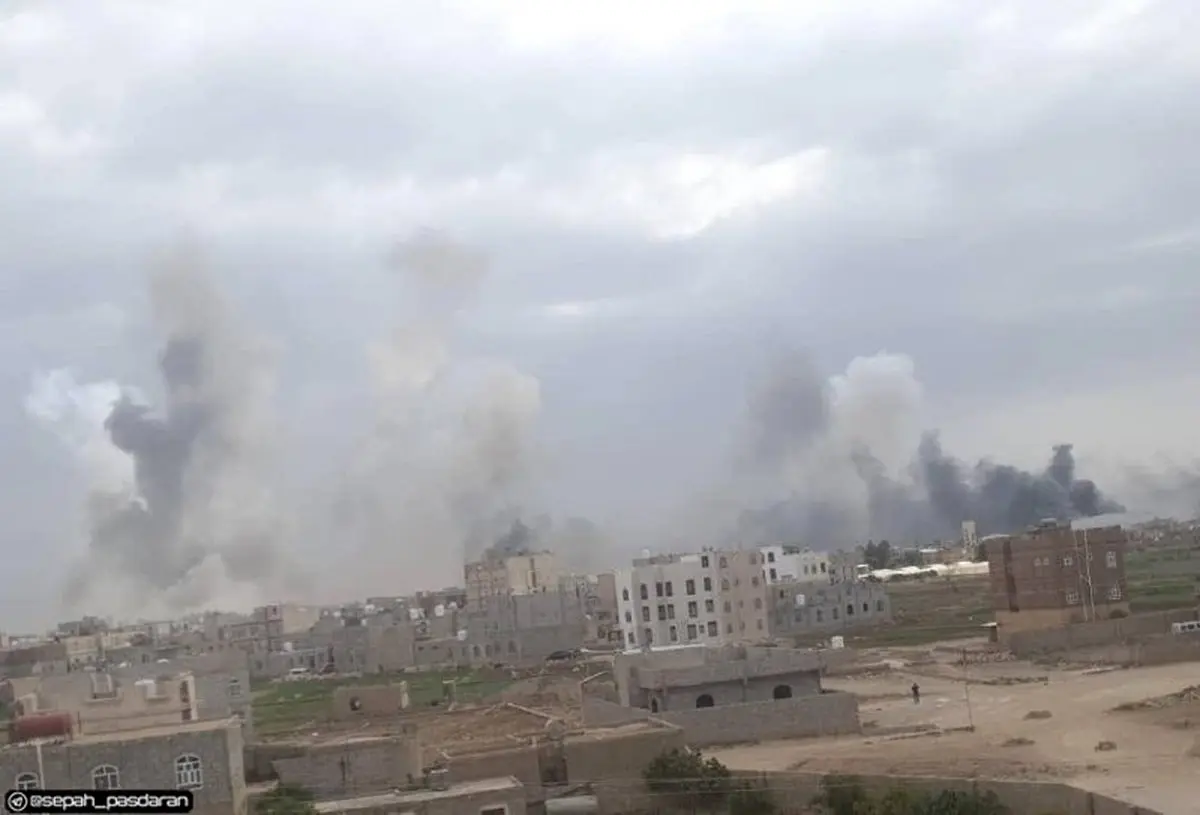 حمله سنگین اسرائیل به فرودگاه همیشه خالی صنعا