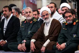 تصاویر سردار پاکپور در حسینیه امام خمینی(ره) 