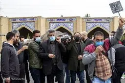 تصاویر تدفین زهره فکور صبور