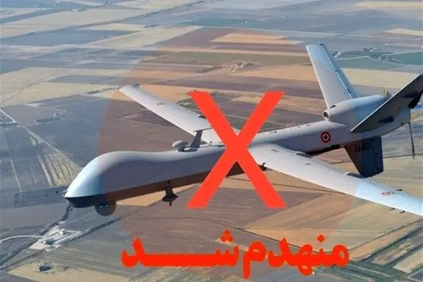 شکار چهاردهمین فروند پهپاد پیشرفته MQ۱ آمریکا در آسمان سیریک