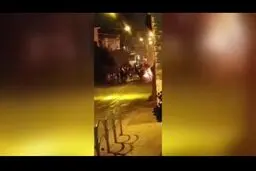 تصاویر مبارزه جانانه شبانه فلسطینیان با صهیونیست ها