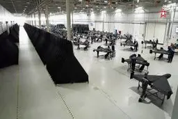 تصاویر خاص از خط تولید پهپاد ایرانی در روسیه